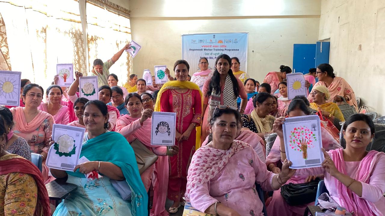 पोषण भी और पढ़ाई भी’ अभियान के तहत 620 आंगनवाड़ी कार्यकर्ताओं को प्रशिक्षण प्रदान