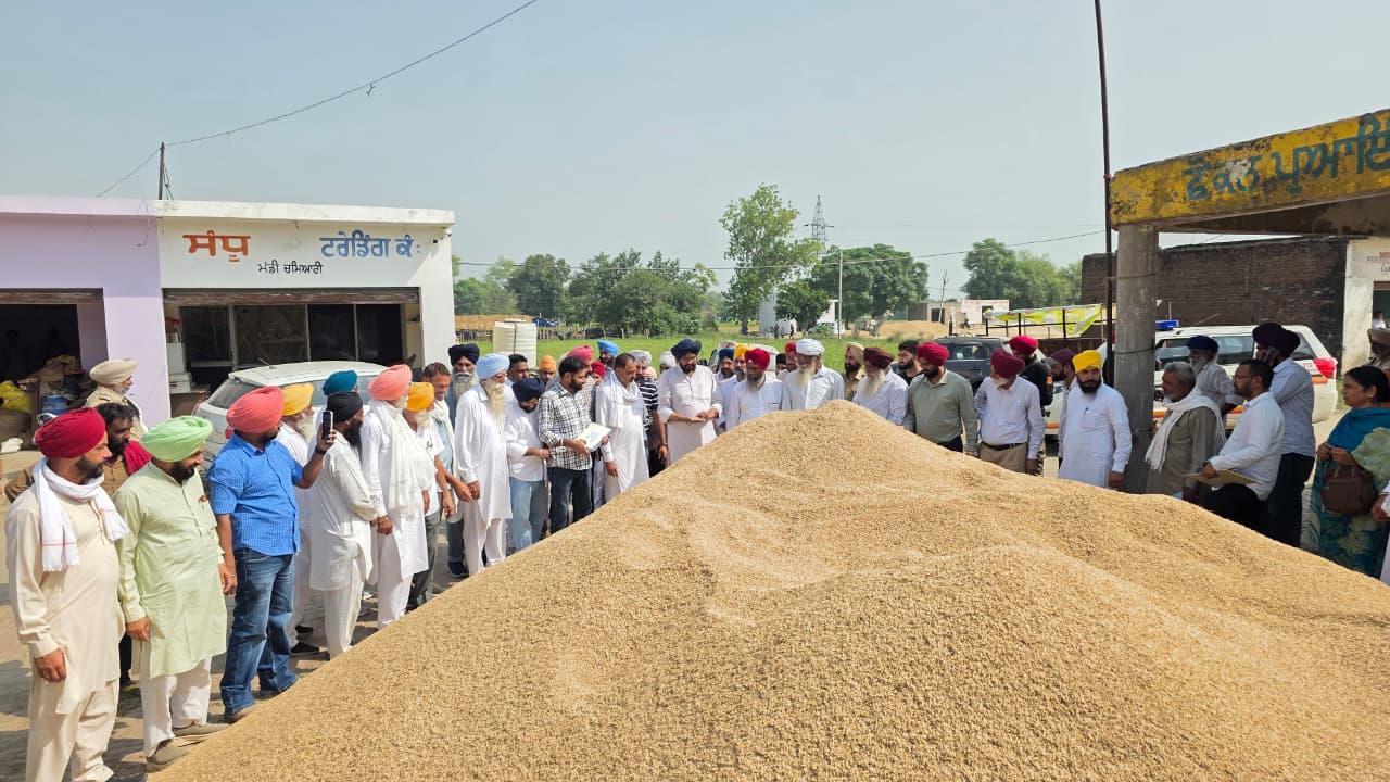 विधायक कुलदीप सिंह धालीवाल ने विभिन्न अनाज मंडियों में धान खरीद का लिया जायजा
