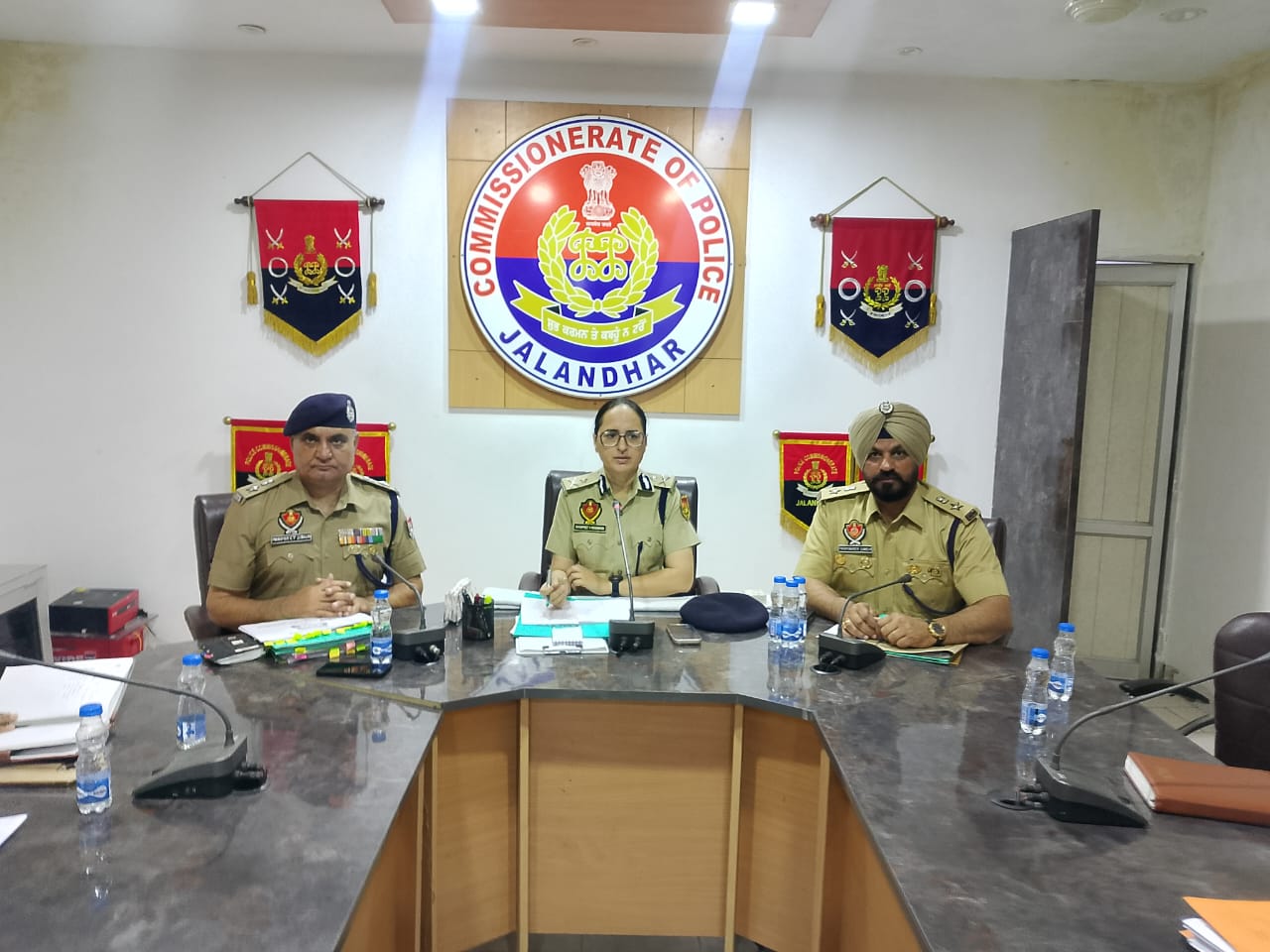 जालंधर में अपराध नियंत्रण, कानून व्यवस्था और ट्रैफिक प्रबंधन पर साप्ताहिक क्राइम मीटिंग आयोजित
